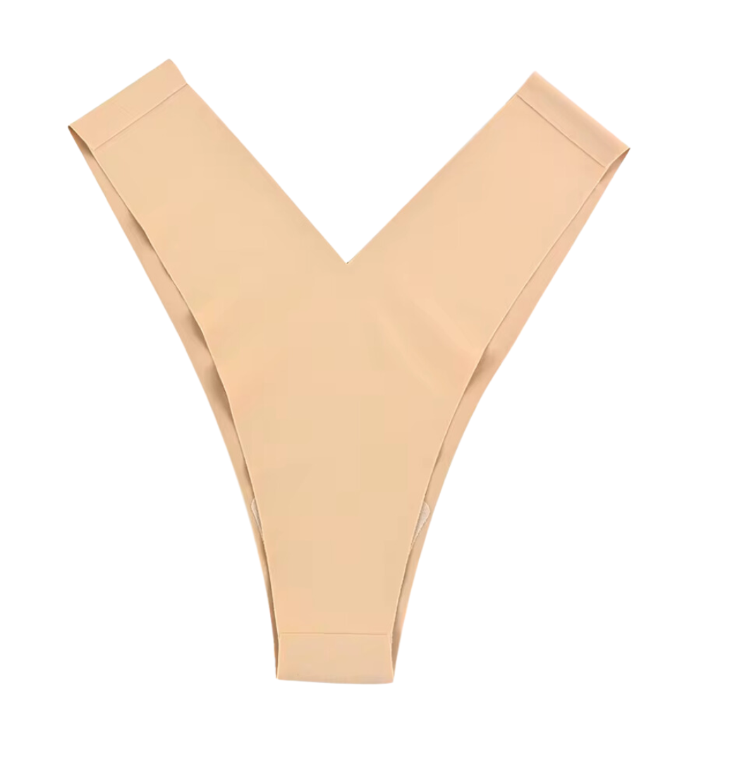 Butter Cream Seamless Thong - Clay