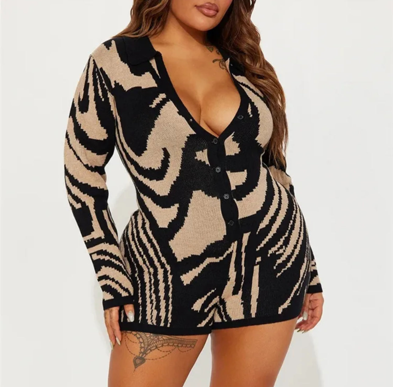 Alanna Long Sleeve Romper