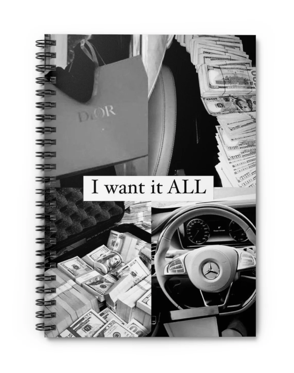 I want it ALL Notebook - Manifestation Journal