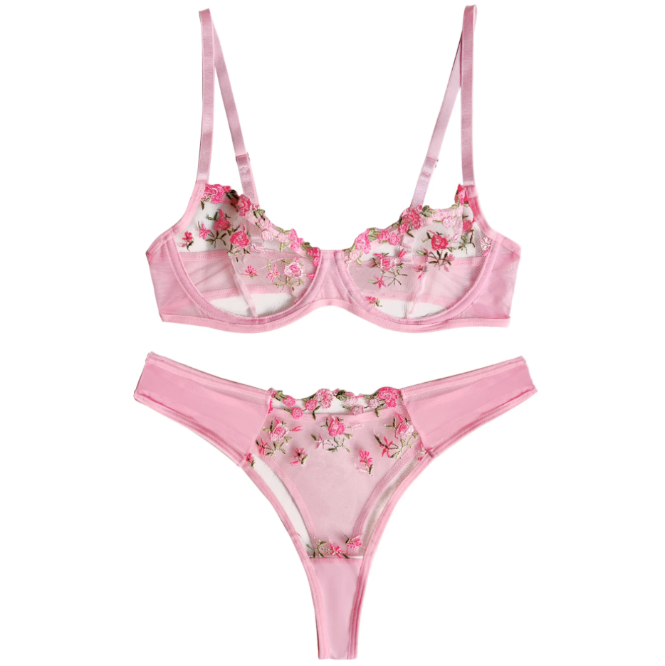 Rose Garden Lingerie Set